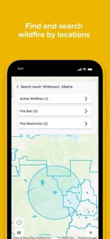 AB Wildfire Status para iOS