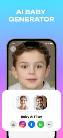 iOS için Baby Maker Face Generator App
