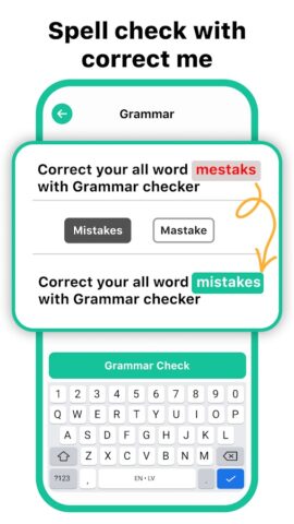 Android 版 AI Grammar Checker:Spell Check