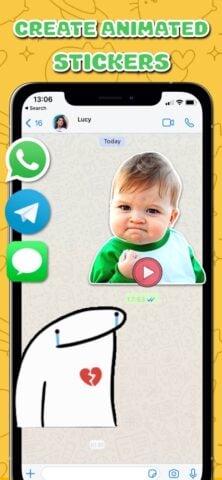 iOS용 AI Sticker Maker For WhatsApp