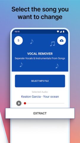 مزيل الأغاني وصانع الكاريوكي لنظام Android
