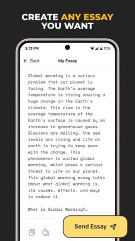 Android 用 AI Writing: Essay
