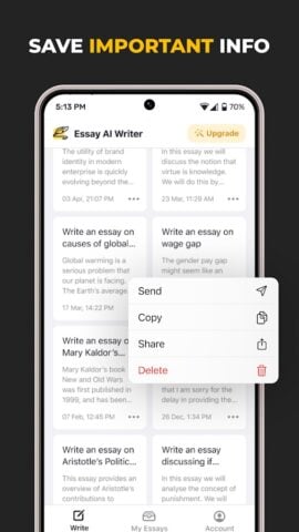 AI Writing: Essay for Android