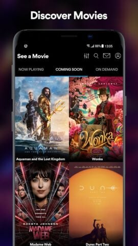 Android 版 AMC Theatres: Movies & More