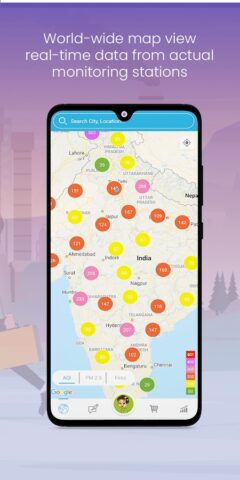 AQI (Air Quality Index) per Android