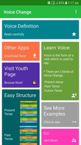 Active to Passive Voice لنظام Android