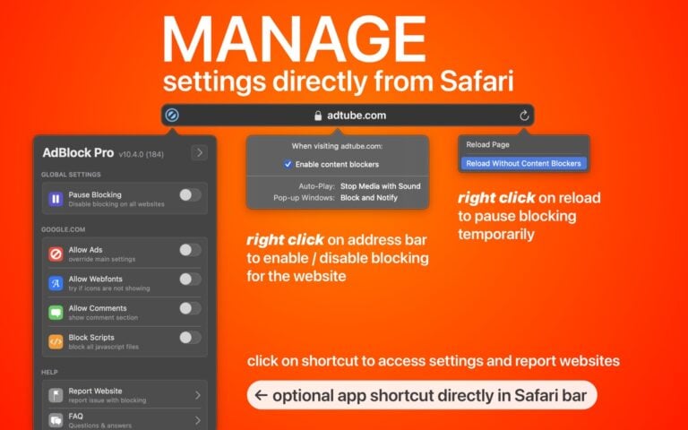 AdBlock Pro－Erweiterung Safari für iOS