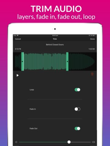 iOS 用 ビデオメーカーに音楽を追加する