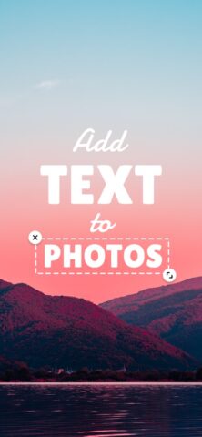 Add Text: Write On Photos สำหรับ iOS