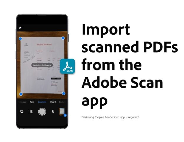 Adobe Acrobat Reader: Edit PDF per Android