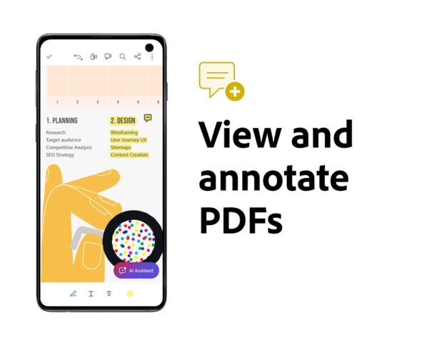 Adobe Acrobat Reader: Edit PDF per Android