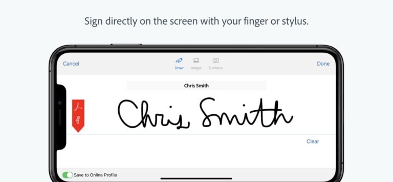 iOS용 Adobe Sign