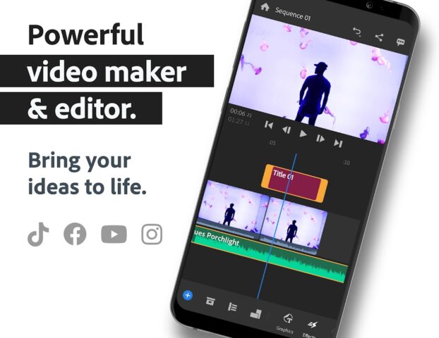 Adobe Premiere Rush: Video cho Android