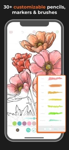 Adult Coloring Book – Pigment لنظام iOS