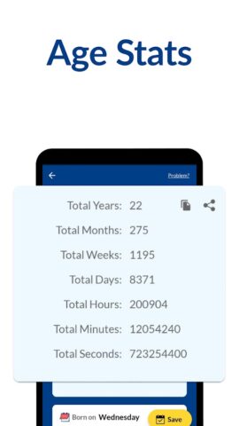 Android için Age Calculator: Date of Birth