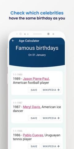 Age Calculator – Date of Birth pour Android