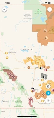 Alberta Fire Bans per iOS