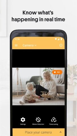 AlfredCamera Home Security app لنظام Android