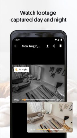 Android 用 AlfredCamera Home Security app
