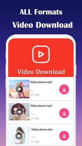All Video Downloader per Android