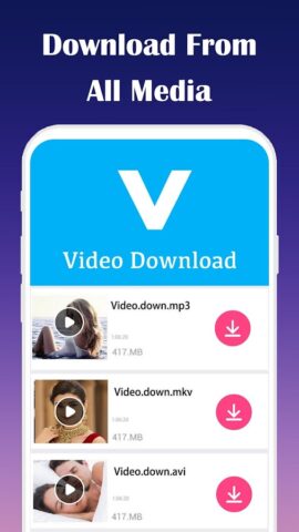 Video Downloader ทั้งหมด สำหรับ Android