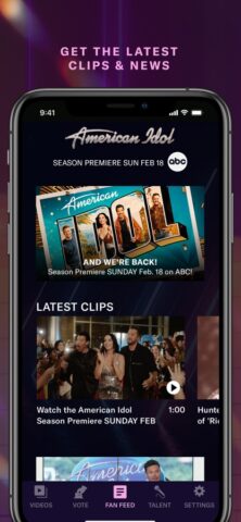 iOS 版 American Idol – Watch and Vote