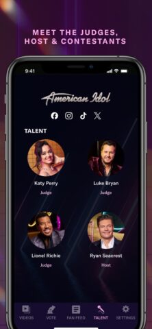 American Idol – Watch and Vote per iOS