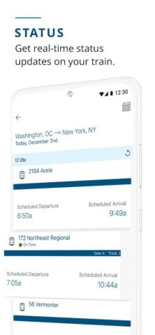 Amtrak pour Android