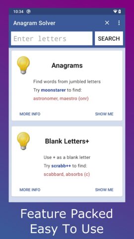 Anagram Solver pour Android
