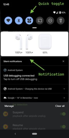 AndroPods — AirPods на Android для Android