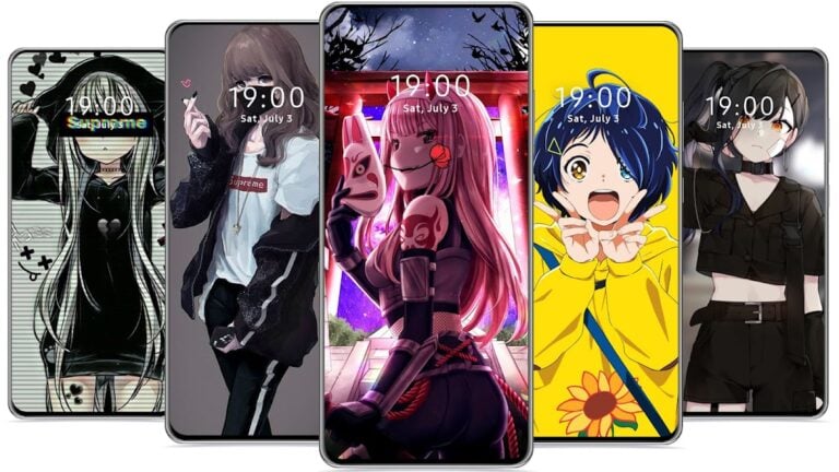 Papel De Parede Anime Menina para Android