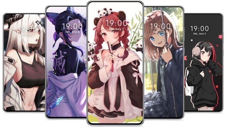 Anime Hintergrund Mädchen für Android