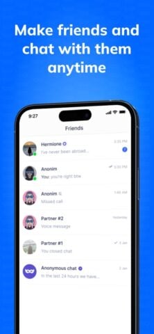 Chat anonimo / AnonChat para iOS