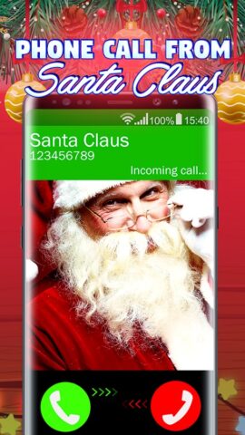 Atender a chamada do Papai Noe para Android