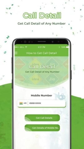 Android için Any Number Call Detail App