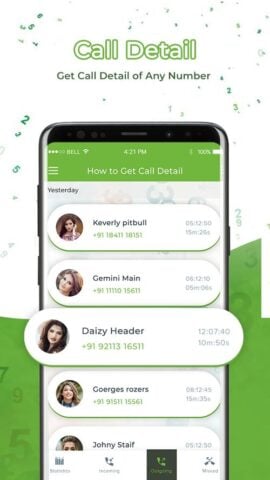 Any Number Call Detail App pour Android