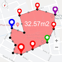 Android 用 土地面積の測定-距離の計算