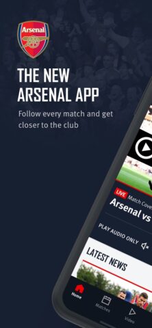 Arsenal Official App per iOS