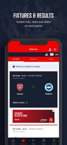Android 用 Arsenal Official App