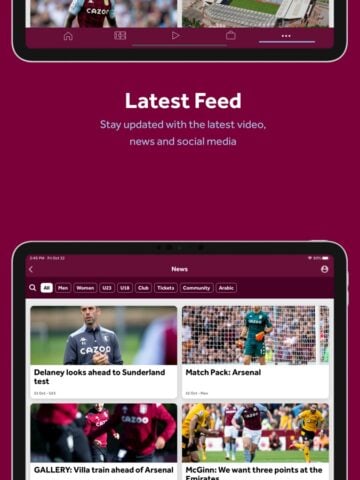 Aston Villa FC untuk iOS