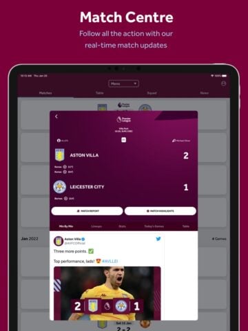 Aston Villa FC für iOS