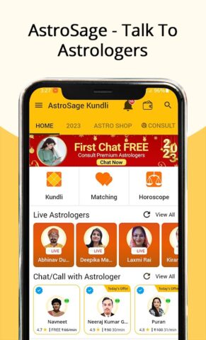 AstroSage Kundli : Astrology لنظام Android