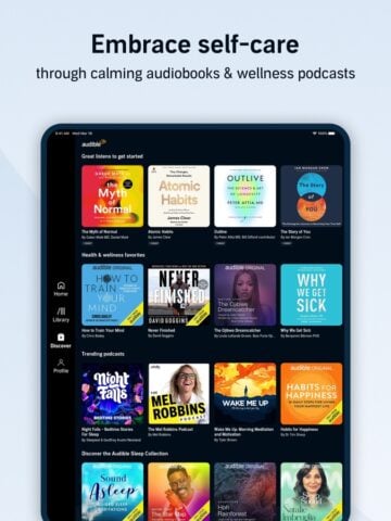 Buku audio dari Audible untuk iOS