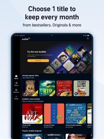 Sách nói của Audible cho iOS