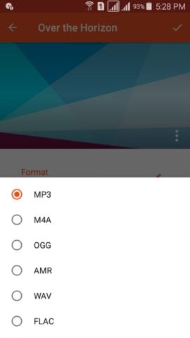 Android 用 Audio Converter (MP3 AAC OPUS)