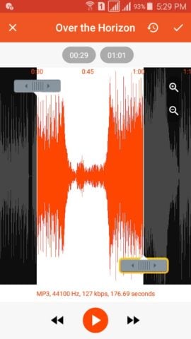 محول الصوتيات – قص الأغاني لنظام Android