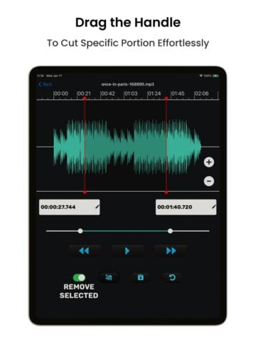 Audio Cutter Converter Merger für iOS