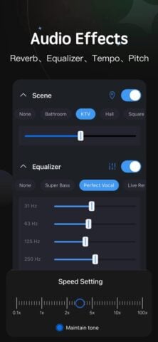 Editor de Audio Tool – Pro para iOS