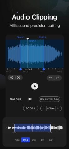 Editor de Audio Tool – Pro para iOS