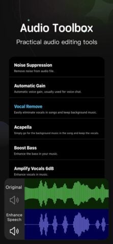 iOS용 오디오 편집기  – 편집 아이폰벨소리 메이커 노래